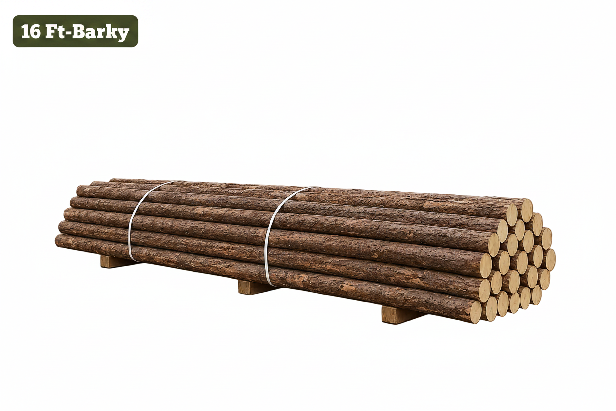 LODGE POLE BARKY 16 FT