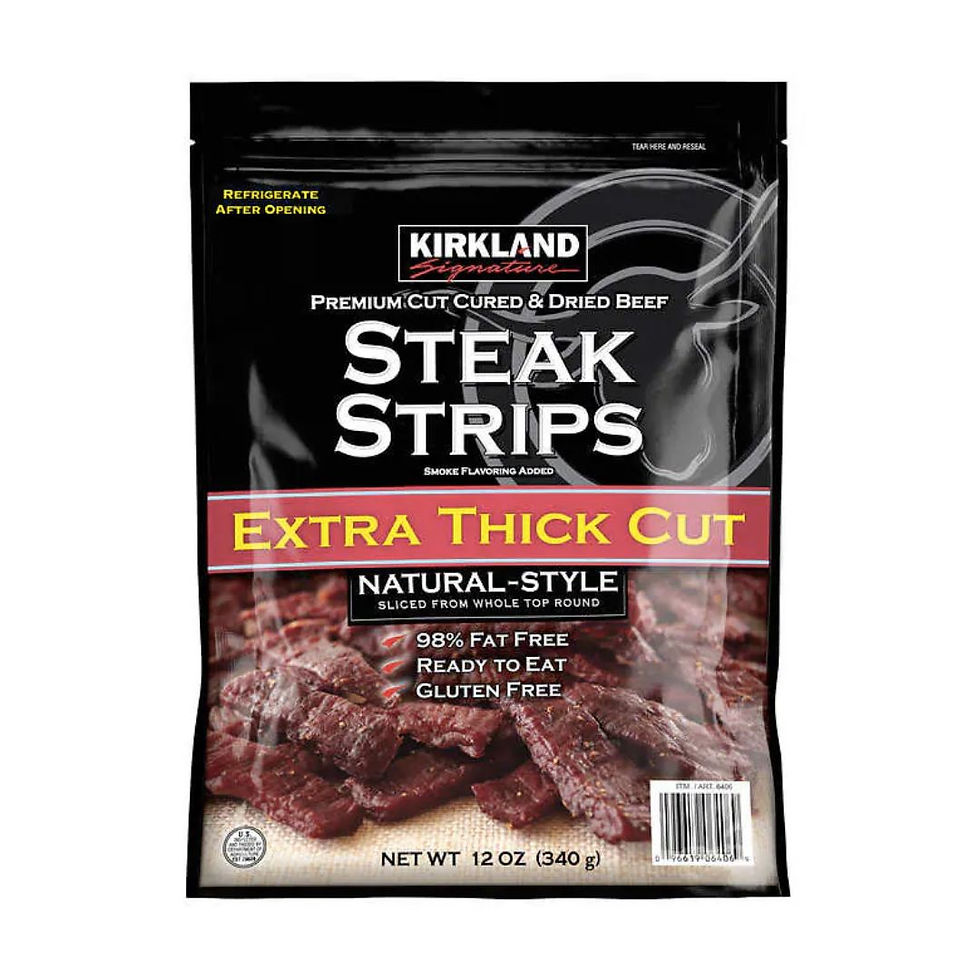 KIRKLAND STEAK STRIP JERKY