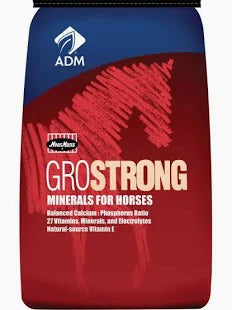 ADM Grostrong Mineral Horse Feed Supplement - 25 lb-Moormans