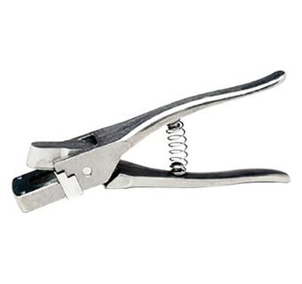Aluminum Ear Notcher Medium V Shape 1-Pkg-Stone Manu.