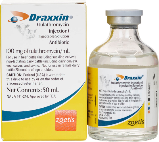 Draxxin Injectable Solution, 50mL