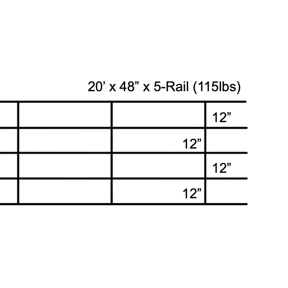MCE-Continuous Fencing- 1-1/4- 5 Rail