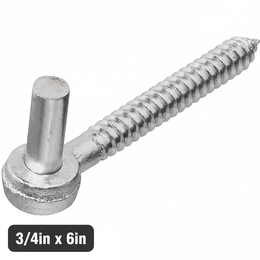 National Hardware 3/4 In. x 6 In. Steel Screw Hook