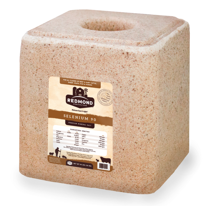 Redmond Selenium 90 Salt Block, 44lb