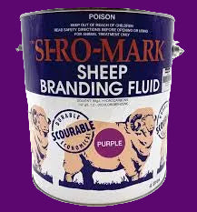 Si-Ro-Mark-Marking Fluid 1 Gal-Purple
