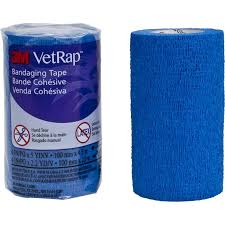 3M Blue Vet Wrap, 5"x 4Yd