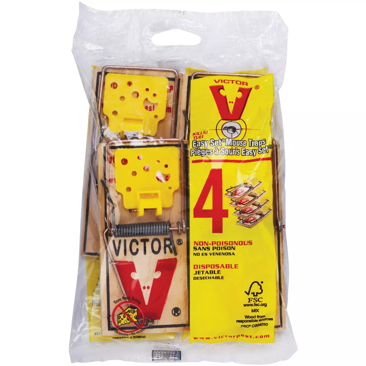 Victor Wide Pedal Mouse Trap (2-Pack)
