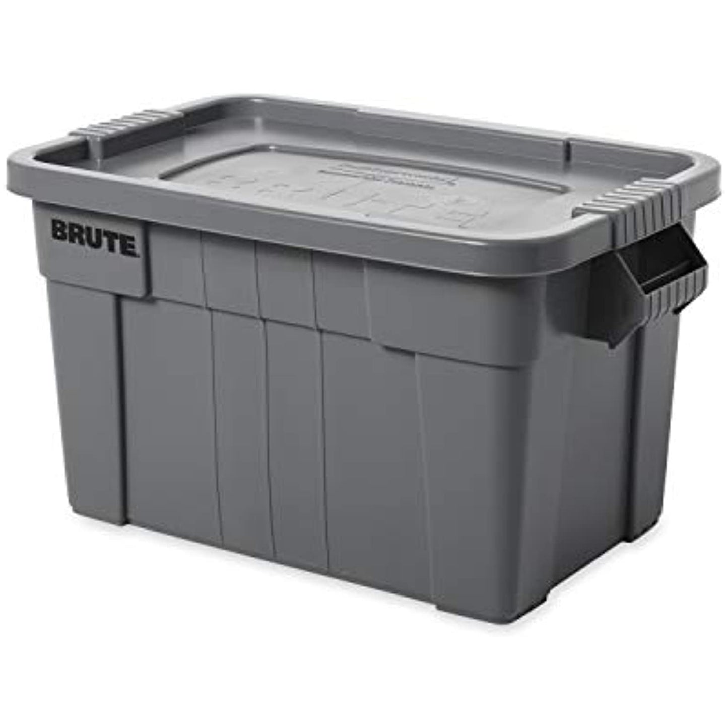 Rubbermaid Commercial Brute 20 Gal. Gray Storage Tote with Lid