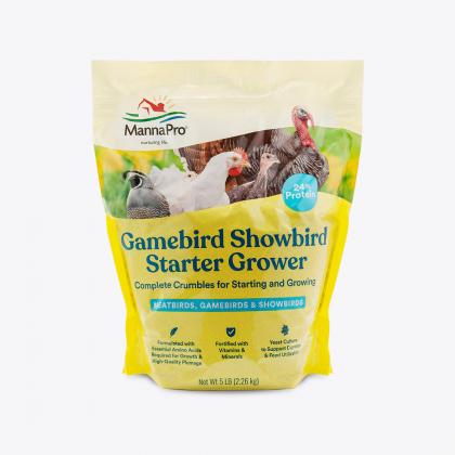 Manna Pro Gamebird & Showbird Starter/Grower, 5lbs