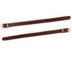 Straight Stirrup Straps – Medium Weight | Latigo or Oiled Skirting Leather