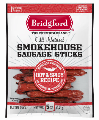 Bridgford Smoked Sausage Sticks (Hot and Spicy)