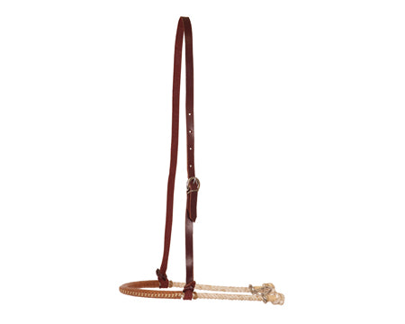 Leather-Covered Nylon Rope Noseband