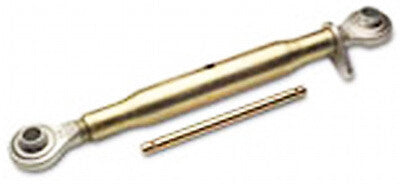 Double HH 7-5/8 In. Category 1 Yellow Zinc-Plated Top Link