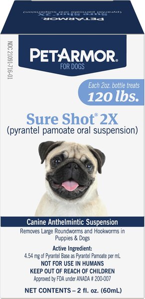 Petarmor Sureshot 2X Dewormer