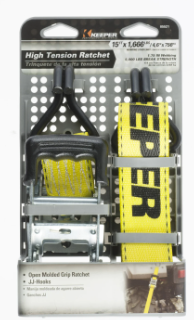 1.75 In. W X 15 Ft. L Yellow Ratchet Tie Down Strap 1666 Lb 1 Pk