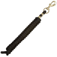 Braided Poly Lead Rope with Brass Bolt Snap | 5/8" x 9'