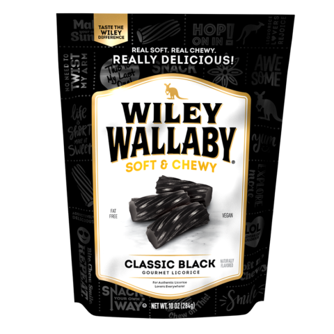 Wiley Wallaby Black Licorice