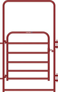 TARTER BULLMAX 2" GATE RED 4 FT