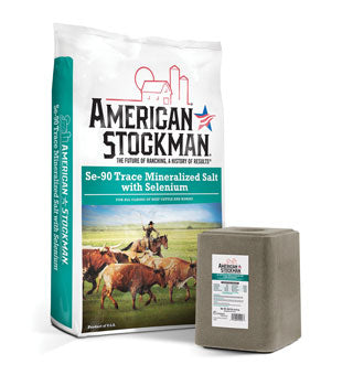 American Stockman Selenium 90 Block, 50lb