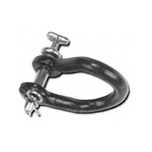 Double HH 3/4 In. x 3-1/2 In. Black Twisted Clevis
