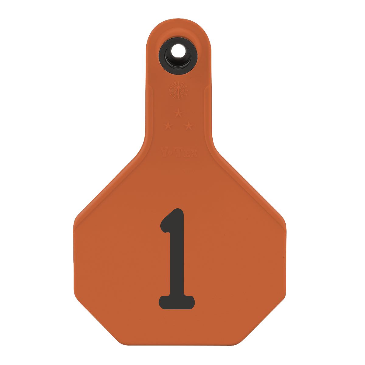 Y-TEX 3 STAR TAG MED ORANGE