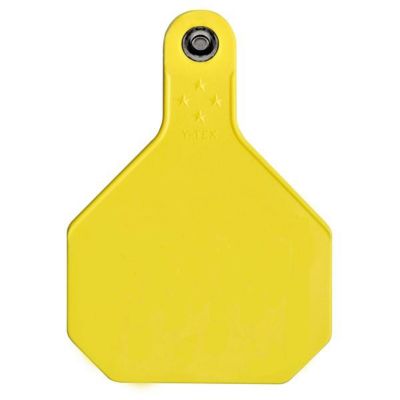 Y-TEX 4 STAR TAG LG YELLOW