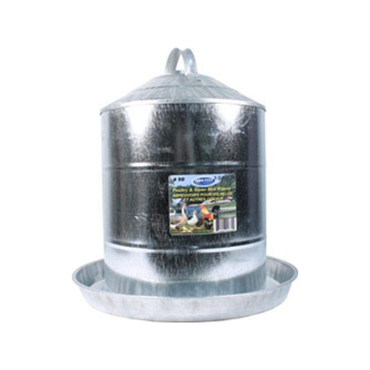 Farm-Tuff 5 Gal. Galvanized Poultry Fountain