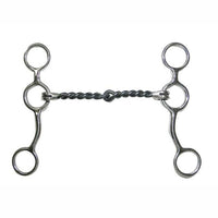 Weaver Sweet Iron Twisted Wire Snaffle Bit - 5" Mouth with 5" Cheeks