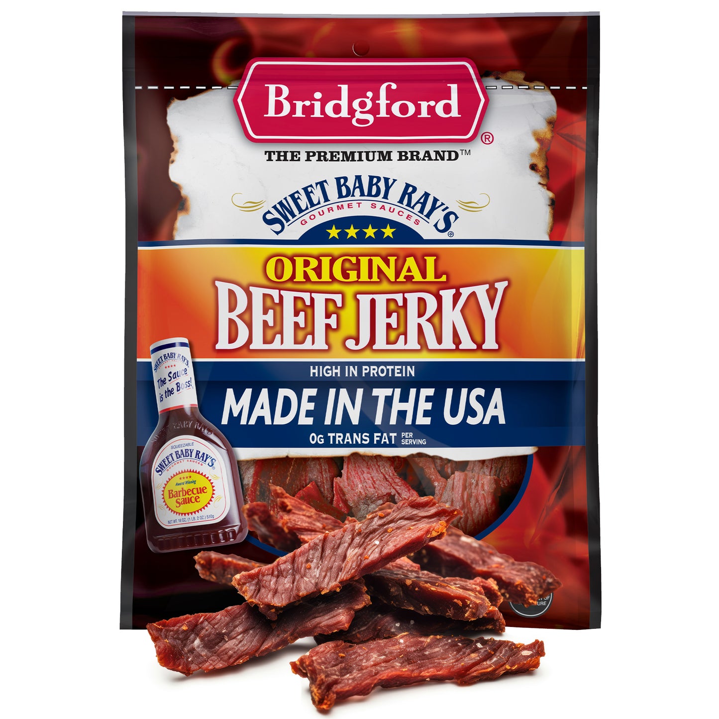 Bridford Original Sweet Baby Rays Beef Jerky