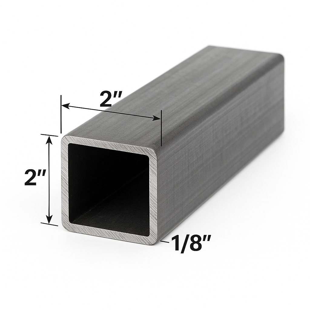 SQ TUBING 2 X 2 X 11GA