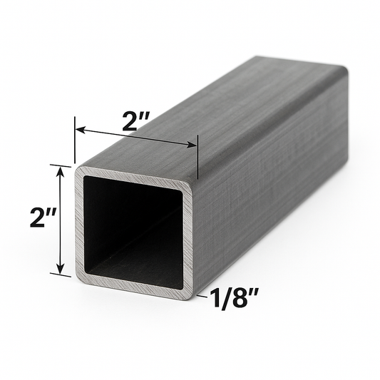 SQ TUBING 2 X 2 X 11GA