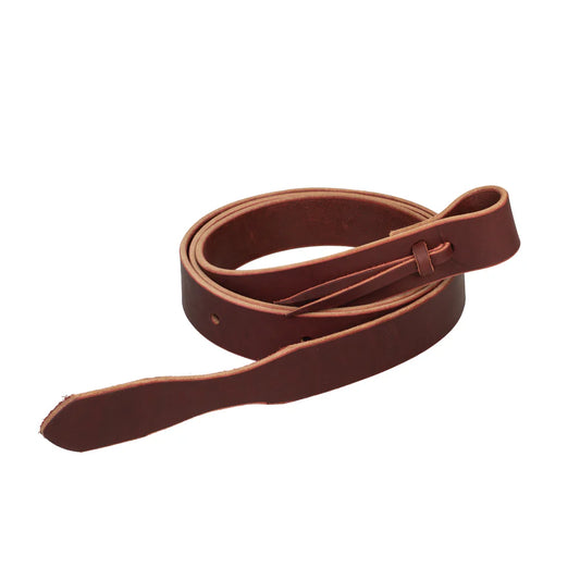 Weaver Burgundy Latigo with Holes - Tapered Ends, Beveled Edges | Multiple Sizes