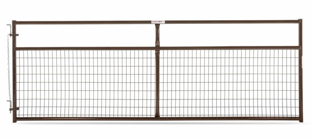 Tarter- Wire Filled Gate- Brown- 12 Ft