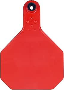 Y-TEX 4 STAR TAG LG RED