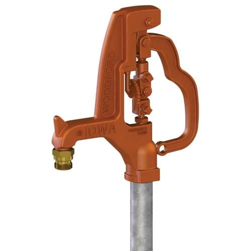 Woodford Y34 1 In. NPT X 3/4 In. MPT X 2 Ft. Galvanized Pipe Freezeless Yard Hydrant