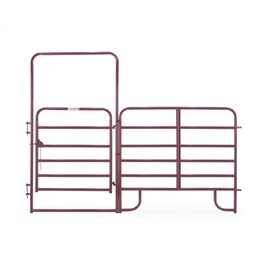 Tarter- Walk Through Round Panel- 6 Ft X 4 Ft- Red