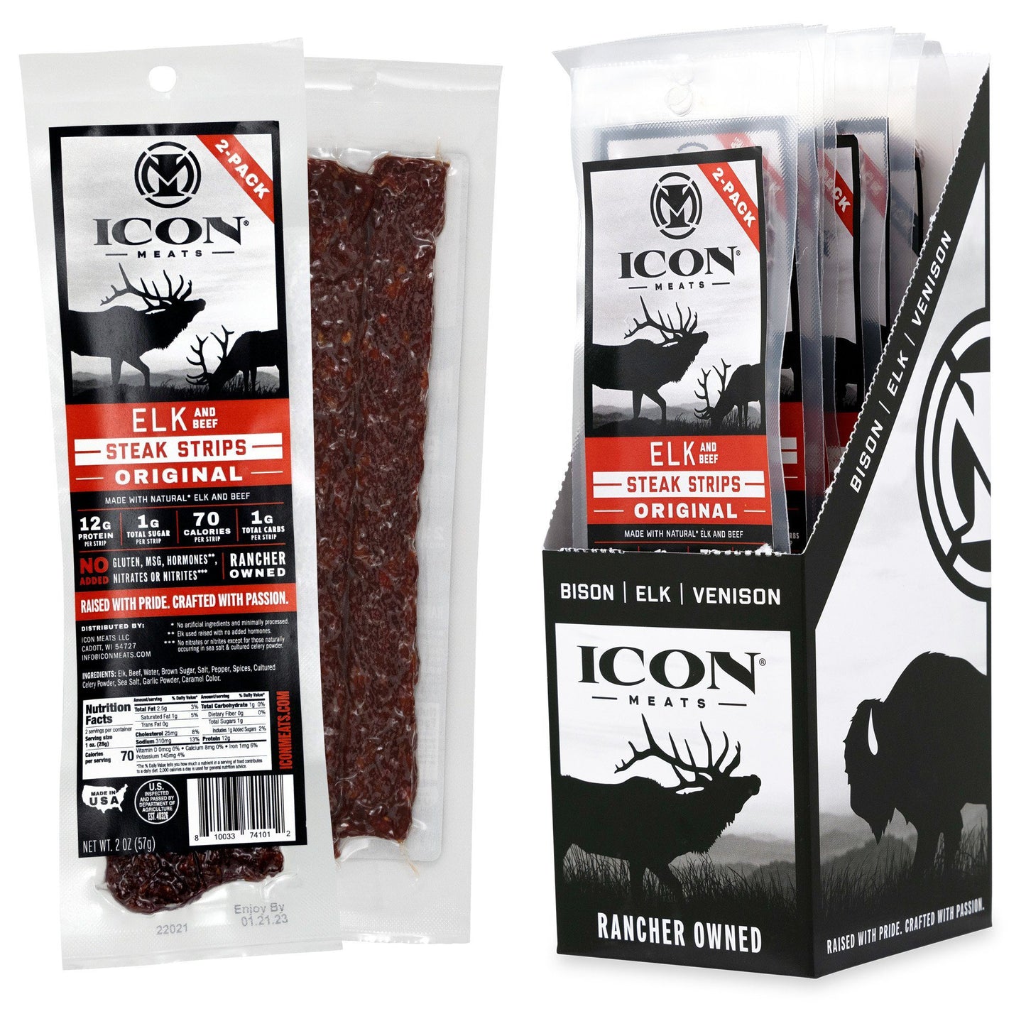 Icon Original Elk Strip 2oz