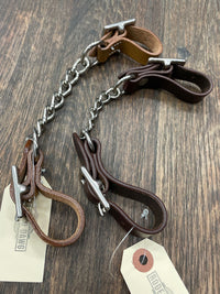 Single-Chain Curb Strap – Latigo or Harness Leather | 5/8"