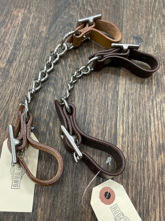 Single-Chain Curb Strap – Latigo or Harness Leather | 5/8"