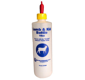 Lamb Bottle w/ Pritchard Flutter Valve Teat, 16oz