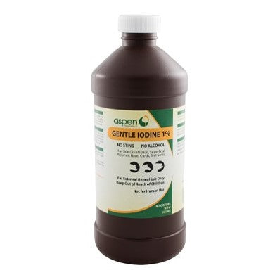 Aspen 1% Gentle Iodine 16 Oz