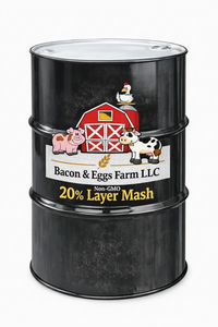 B&E 20% Non-GMO Layer Mash Barrel