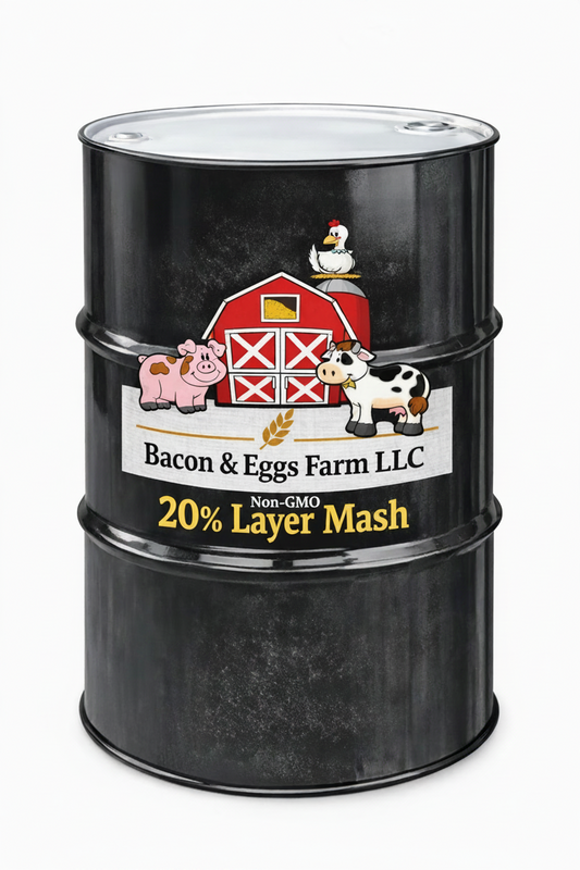 B&E 20% Non-GMO Layer Mash Barrel