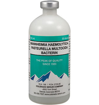 Bacterin-100 ML (50 Doses)Mannheimia Haemoloytica-Pasteurella Multociida