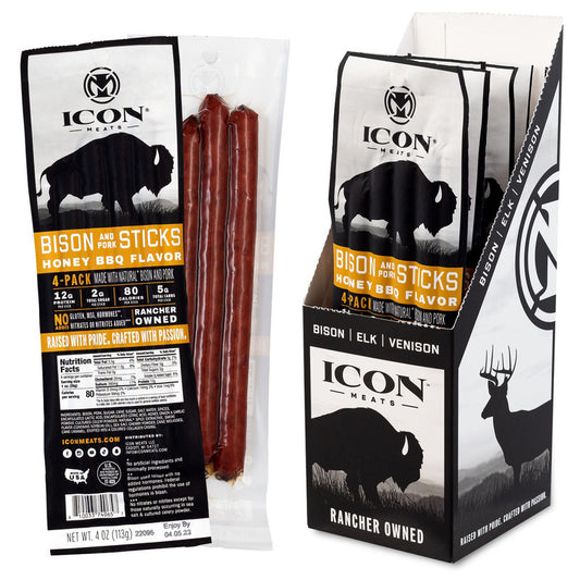 Icon BBQ Bison Stick, 4 Pack