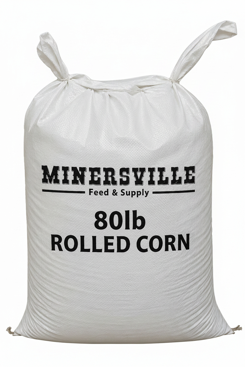Minersville Rolled Corn Bags 80lbs