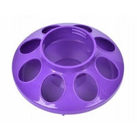 Chick Feeder For Qt. Jar, Purple Plastic