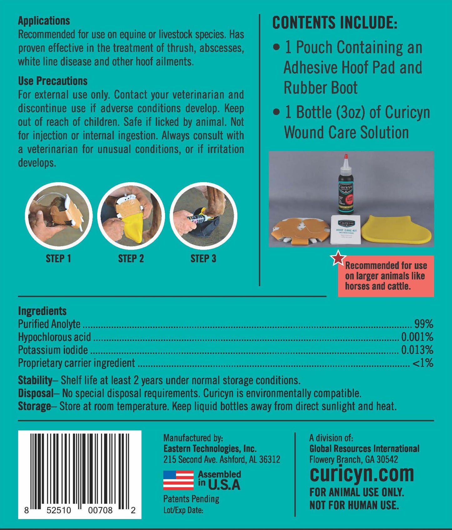 Curicyn-Hoof Care Kit-Large Animals