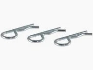 Curt 1/2 or 5/8 In. Pin Zinc Hitch Clips (3-Pack)