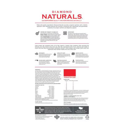 Diamond Naturals Lamb Meal & Rice Dog Food